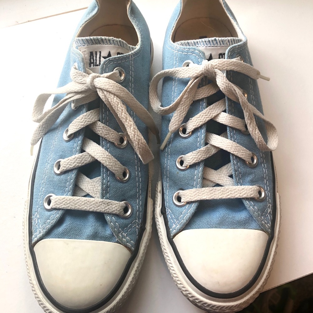 Converse All Star low top - baby blue - size 6